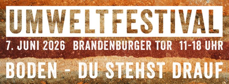 Umweltfestival Motto - Boden