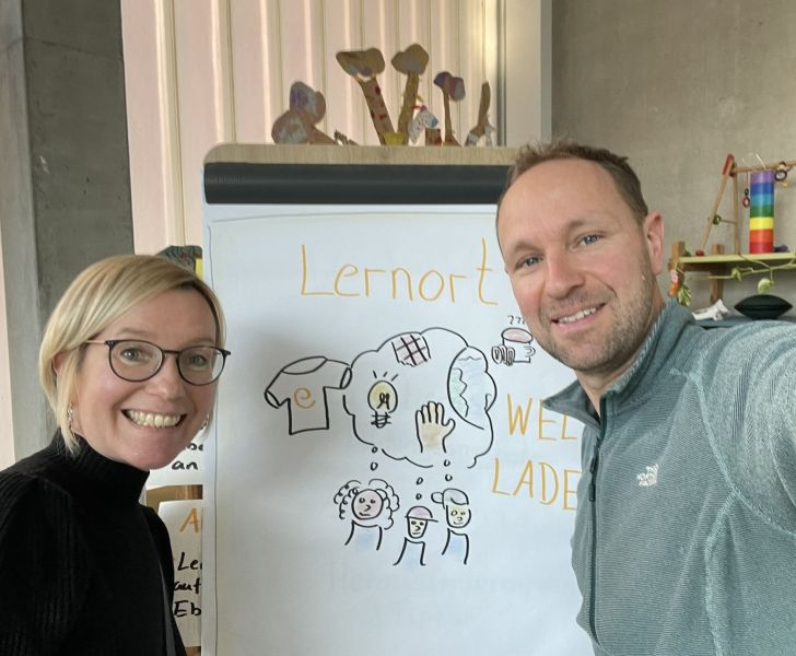 Referent*innen Schuster und Wehrsig, Foto: S.Wehrsig